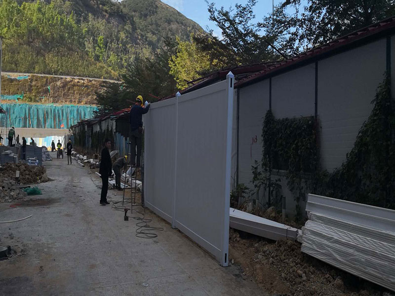 道路圍擋施工安裝步驟